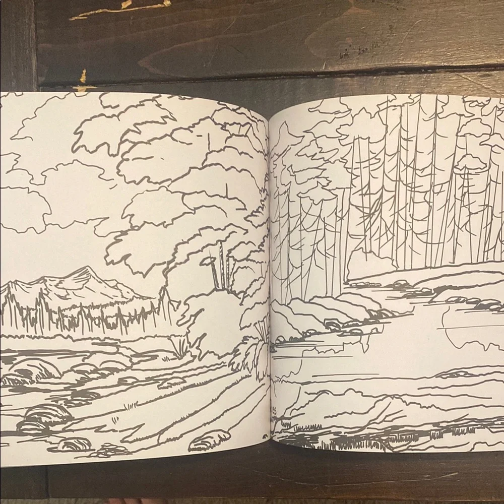 Bob Ross Coloring Book - Picture 5 of 8